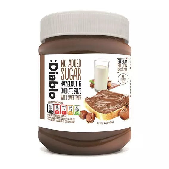Diablo sjokoladepålegg 350g uten tilsatt sukker BEST FØR 2/7/2024