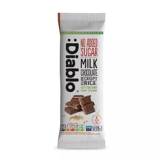Diablo milk chocolate with crispy rice 75 g BEST FØR 18/08/2024