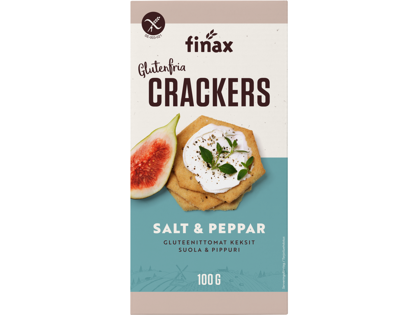 Finax cracker med salt og pepper BEST FØR 9/2024