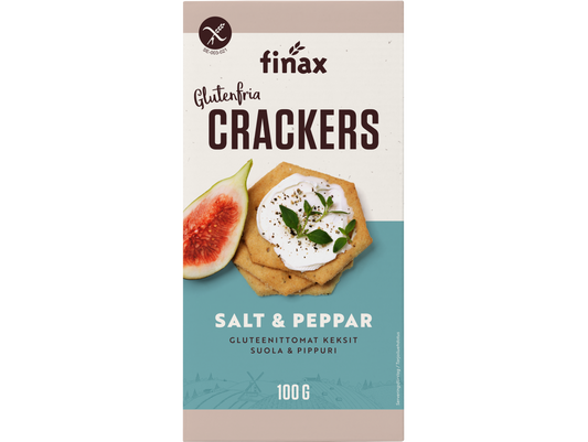 Finax cracker med salt og pepper BEST FØR 9/2024