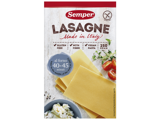 Semper Lasagne plater BEST FØR 5/9/2024