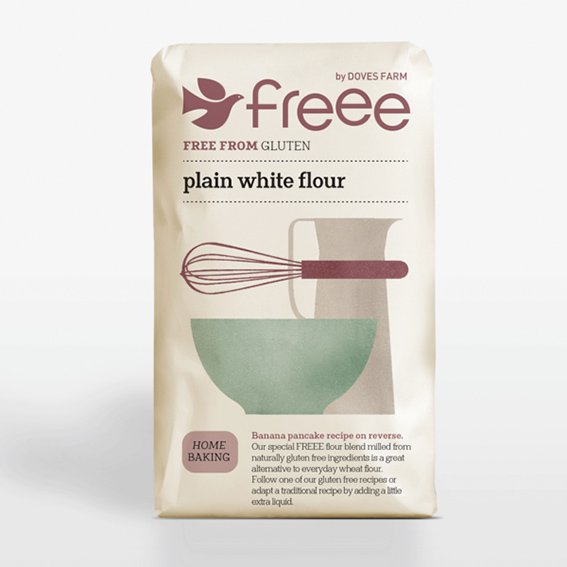Doves farm plain white flour 1 kg
