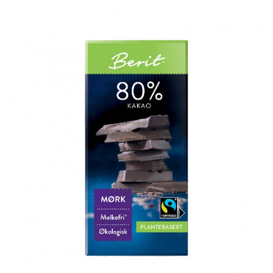 Berit 80% kakao BEST FØR 10/5/2024